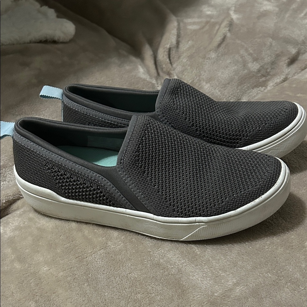 Gray Slip-On Sneakers
